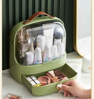 Cosmetic Storage Organizer Box Desktop Dustproof Skin Care Products Lipstick Blush