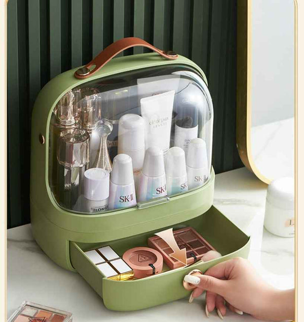 Cosmetic Storage Organizer Box Desktop Dustproof Skin Care Products Lipstick Blush
