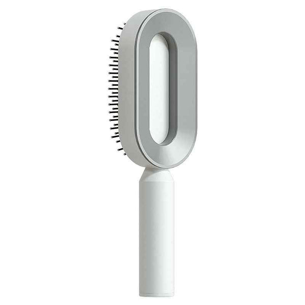 Self-Cleaning Hair Brush For Women One-key Cleaning Hair Loss Airbag Massage Scalp Comb Anti-Static Hairbrush
