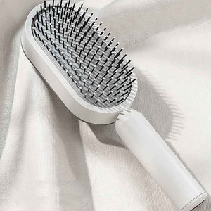 Self-Cleaning Hair Brush For Women One-key Cleaning Hair Loss Airbag Massage Scalp Comb Anti-Static Hairbrush