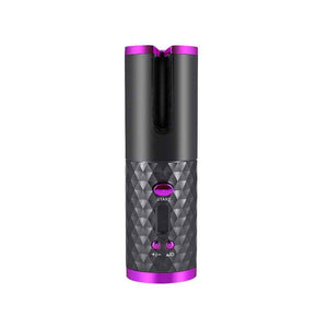 Rechargeable Cordless Hair Curler for Women – Automatic Rechargeable Hair Curling IronAutomatic Hair Curler Women Portable Hair Curling Iron LCD Display Ceramic Curly Rotating Curling Wave Styer