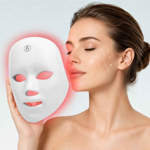Red Light Facial Therapy Device Beauty Lamp Home LED Facial Mask Device