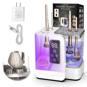 Electric Makeup Brush Cleaner Rechargeable Makeup Brushes Cleaning Tool Automatic Makeup Brush Cleaning Stand Device