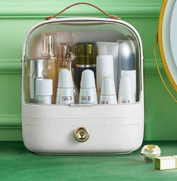Cosmetic Storage Organizer Box Desktop Dustproof Skin Care Products Lipstick Blush