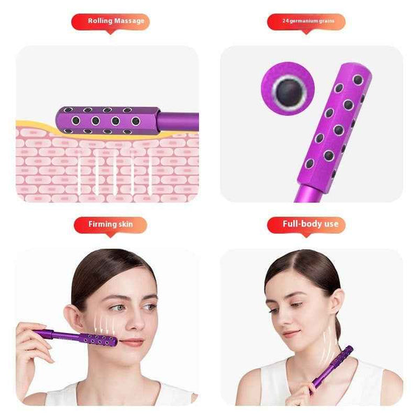 Germanium Stone Facial Roller Beauty Massage Instrument Beauty Bar
