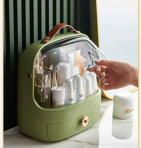 Cosmetic Storage Organizer Box Desktop Dustproof Skin Care Products Lipstick Blush