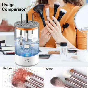 Automatic Makeup Brush Cleaner Rotating Makeup Brush Cleaner USB Portable Electric Cosmetic Makeup Brush Rotary Washing Machine