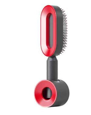 Self-Cleaning Hair Brush For Women One-key Cleaning Hair Loss Airbag Massage Scalp Comb Anti-Static Hairbrush