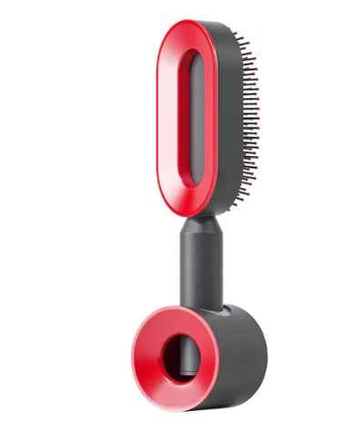 Self-Cleaning Hair Brush For Women One-key Cleaning Hair Loss Airbag Massage Scalp Comb Anti-Static Hairbrush
