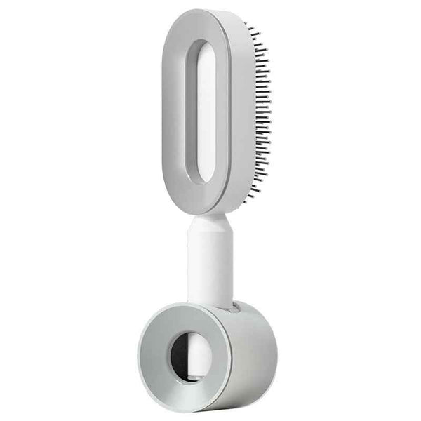 Self-Cleaning Hair Brush For Women One-key Cleaning Hair Loss Airbag Massage Scalp Comb Anti-Static Hairbrush