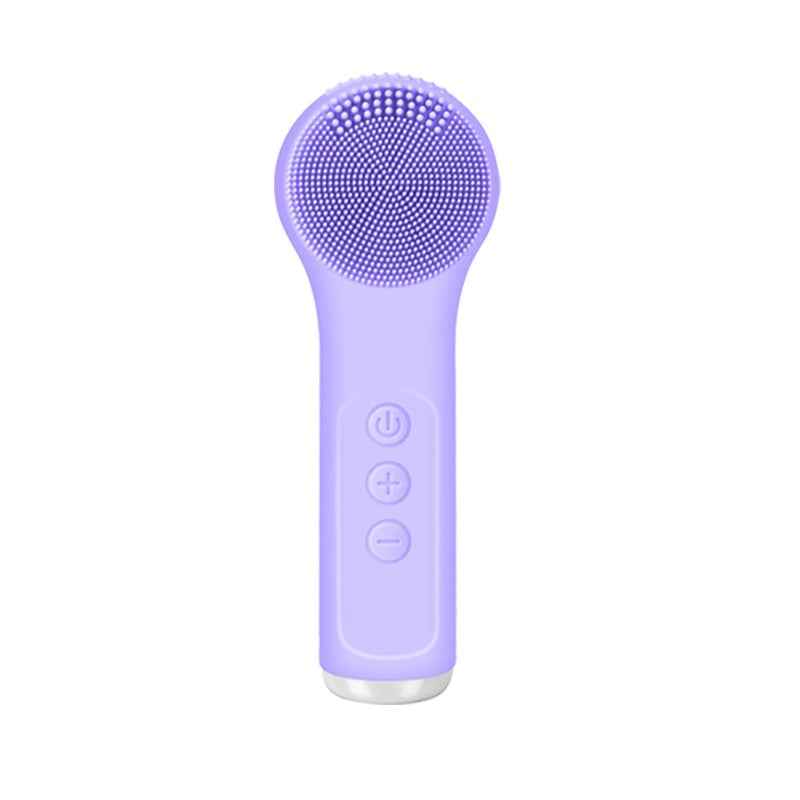 Silicone Facial Cleansing Device Pore Cleanser Face-cleaning Tool Deep-cleaning Electric Facial Brush