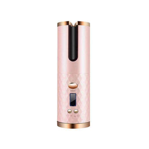 Rechargeable Cordless Hair Curler for Women – Automatic Rechargeable Hair Curling IronAutomatic Hair Curler Women Portable Hair Curling Iron LCD Display Ceramic Curly Rotating Curling Wave Styer