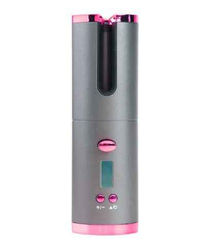 Rechargeable Cordless Hair Curler for Women – Automatic Rechargeable Hair Curling IronAutomatic Hair Curler Women Portable Hair Curling Iron LCD Display Ceramic Curly Rotating Curling Wave Styer