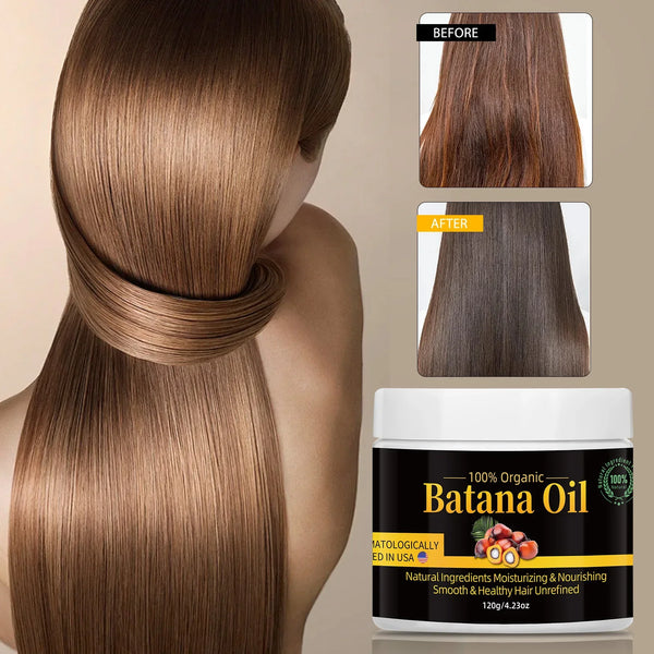 Transform Your Hair Naturally with Batana Oil for Hair Growth & Repair – 120g Essential Oil
