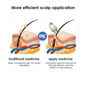 Scalp Applicator Liquid Comb for Hair Scalp Treatment Essential Oil Liquid Guiding Massager Comb Hair Growth Serum Oil Apply