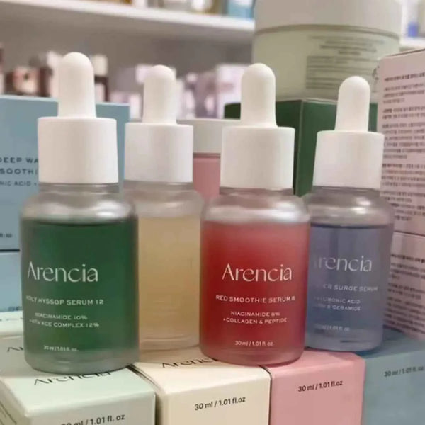 Korean Collagen Glow Serum - Revitalize Your Skin with Arencia Red Smoothie Rice Mucin Essence