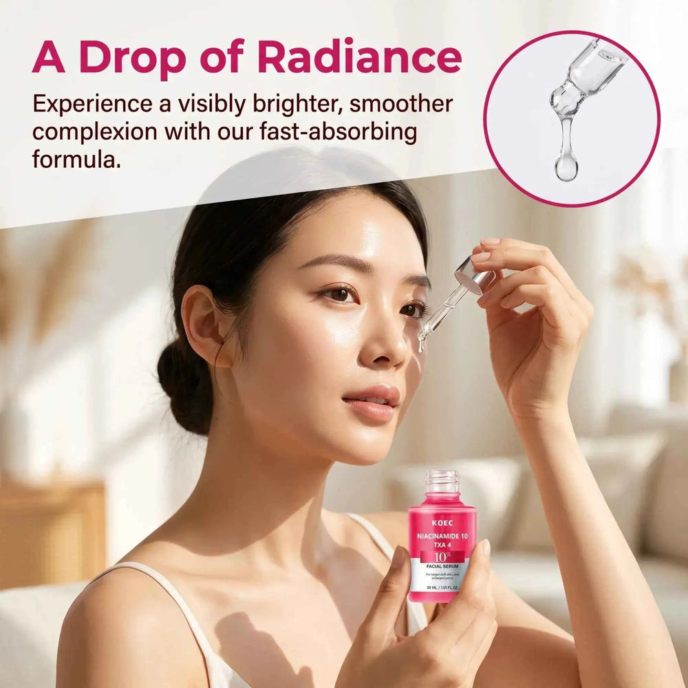 Revitalize Your Skin with Niacinamide Serum for Brightening: 10% Niacinamide + 4% Tranexamic Acid