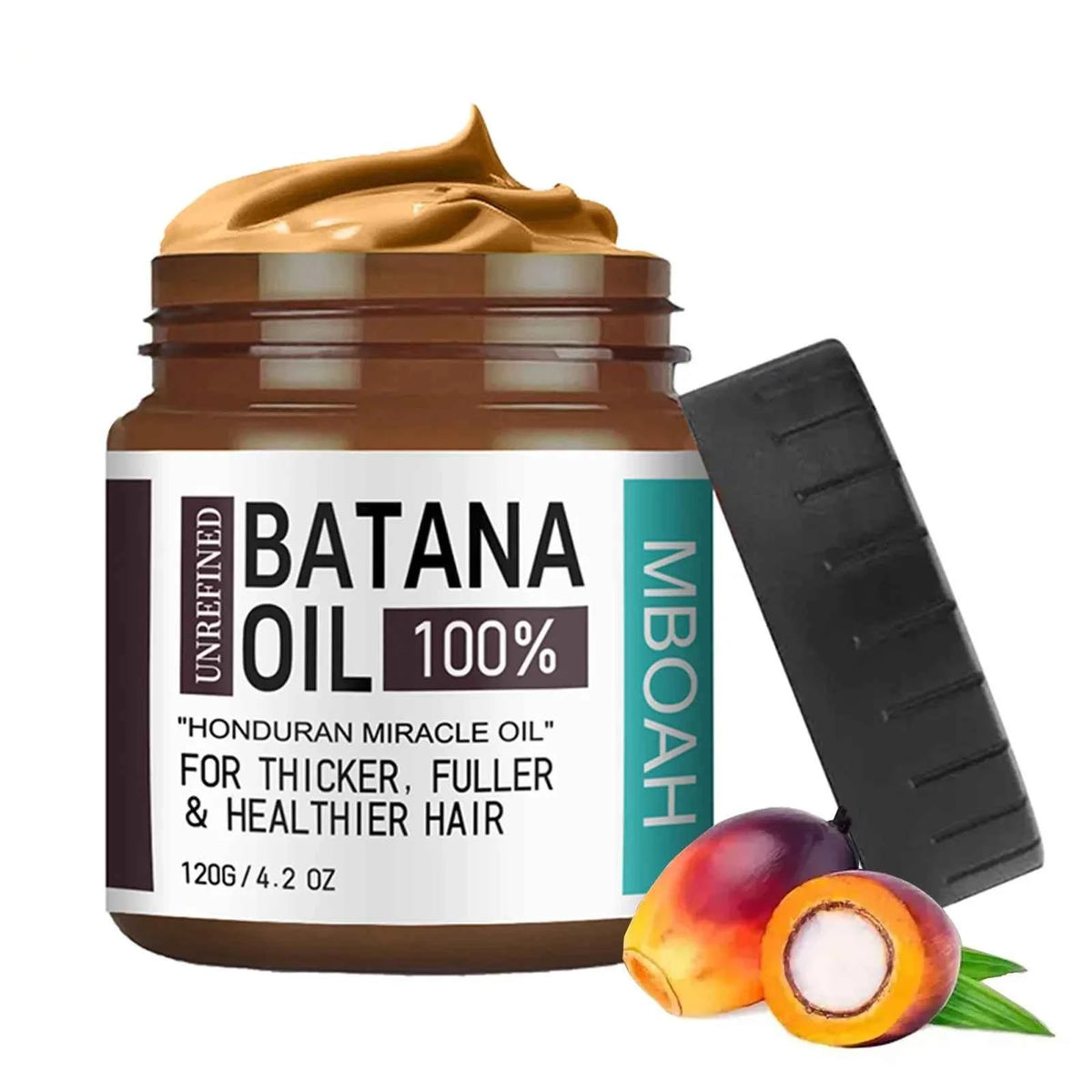 100% Batana Oil from Honduras - Get Fuller, Thicker, Healthier Hair - Great Men Conditioner Haircare Silky - Hair Nutrition oil