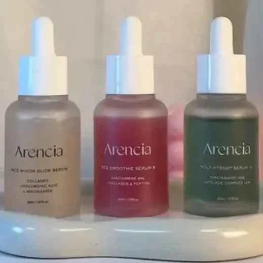 Korean Collagen Glow Serum - Revitalize Your Skin with Arencia Red Smoothie Rice Mucin Essence