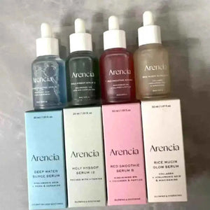 Korean Collagen Glow Serum - Revitalize Your Skin with Arencia Red Smoothie Rice Mucin Essence