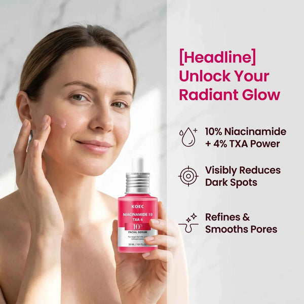 Revitalize Your Skin with Niacinamide Serum for Brightening: 10% Niacinamide + 4% Tranexamic Acid