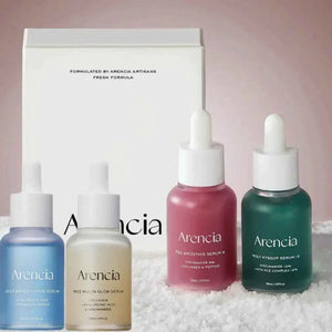 Korean Collagen Glow Serum - Revitalize Your Skin with Arencia Red Smoothie Rice Mucin Essence