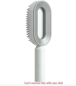 Self-Cleaning Hair Brush For Women One-key Cleaning Hair Loss Airbag Massage Scalp Comb Anti-Static Hairbrush