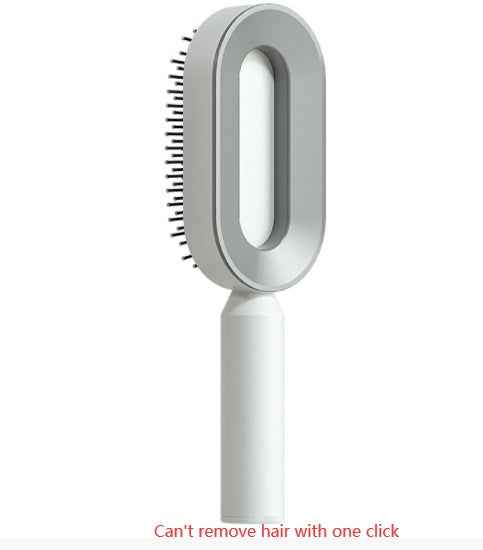 Self-Cleaning Hair Brush For Women One-key Cleaning Hair Loss Airbag Massage Scalp Comb Anti-Static Hairbrush